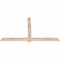 Ekena Millwork Eugene Smooth Timber Gable Bracket, Douglas Fir, 60"W x 35"H x 1 1/2"D x 3 1/2"F, 14/12 Pitch GBW060X35X0204EUG00SDF - alternate 5